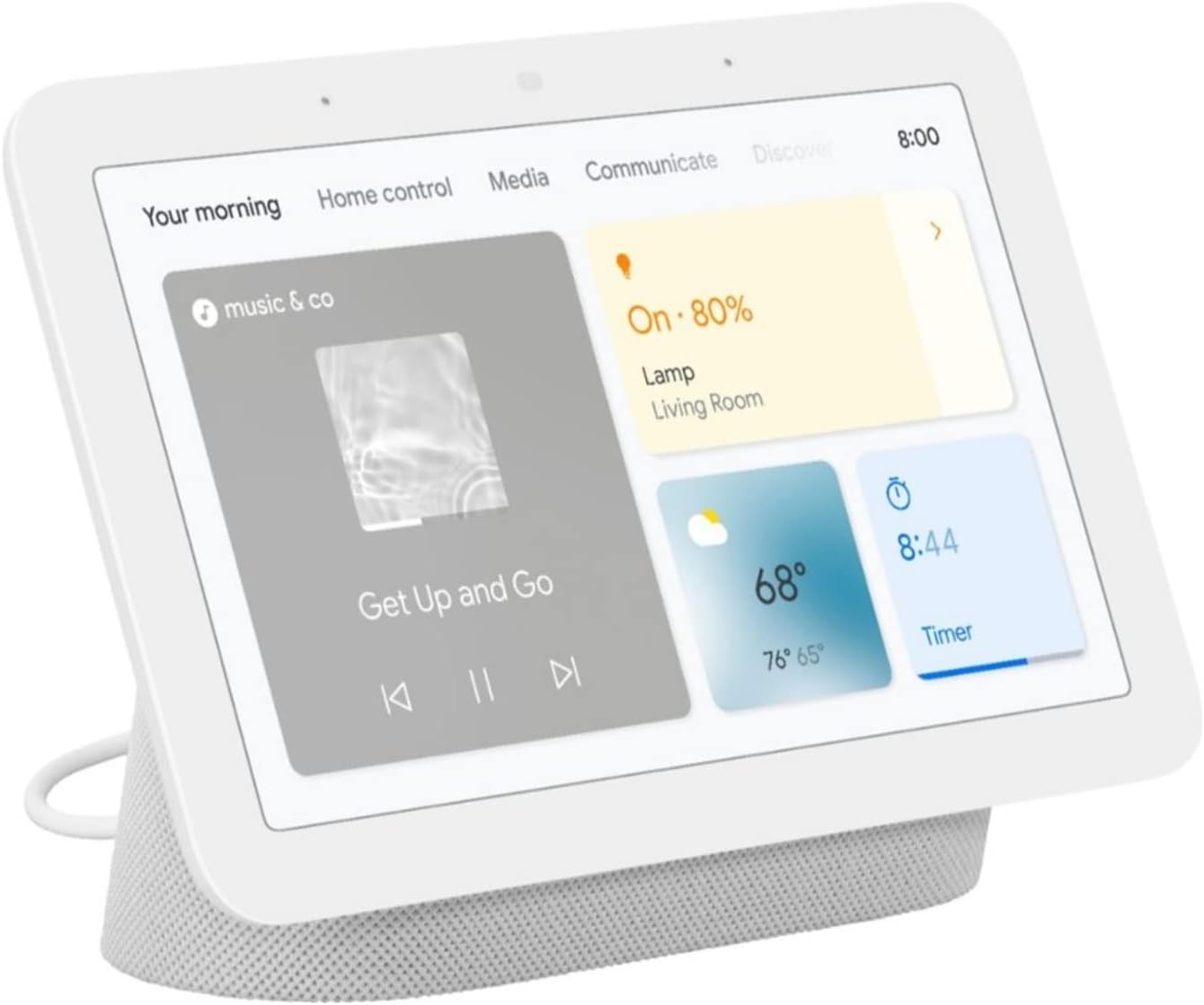 Google Assistant Vocal Nest Hub Galet