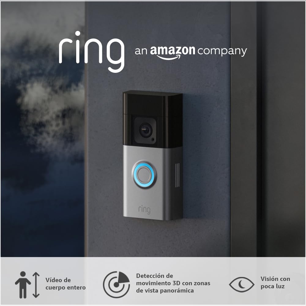 Videotimbre Pro con batería Ring (Battery Video Doorbell Pro)