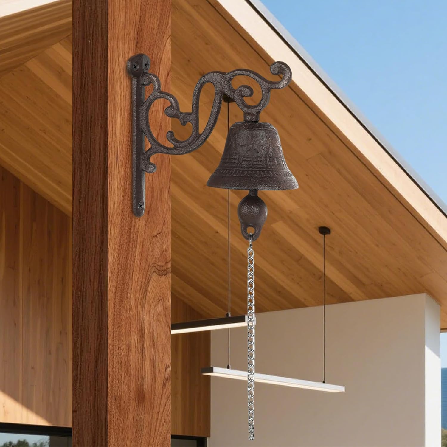 Campana de jardín con cordón