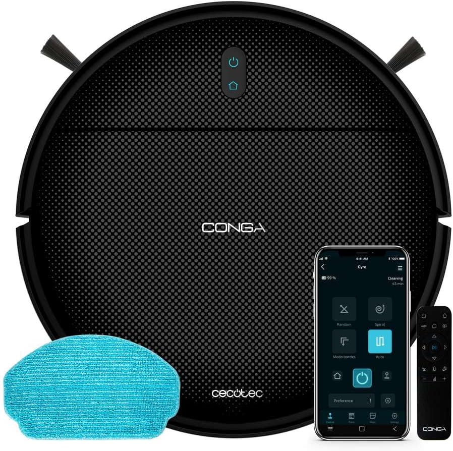 Cecotec Robot Aspirador y Fregasuelos Conga 999 Origin Genesis
