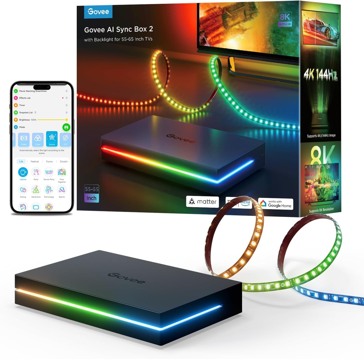 Govee HDMI 2.1 Sync Box Kit 2