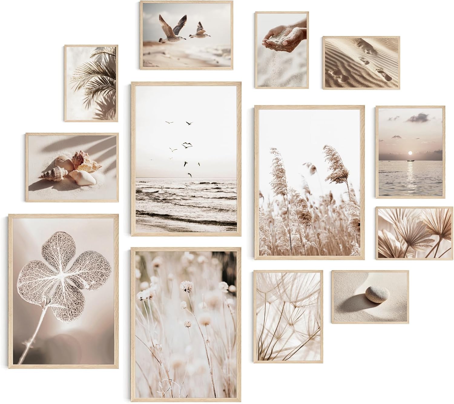 Hambient - Set de 13 Láminas Decorativas para Cuadros