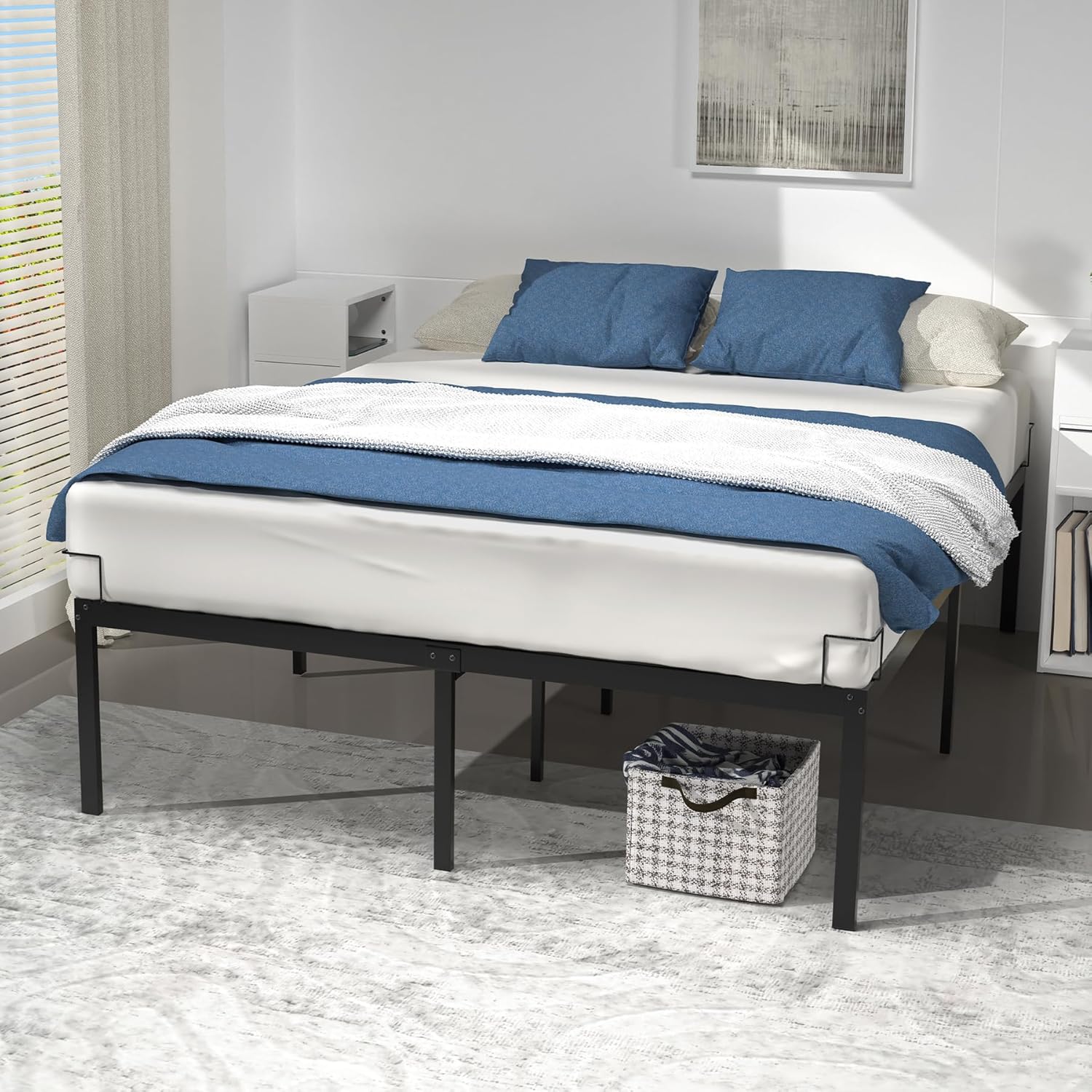 VOUNOT Estructura de Cama de Metal.