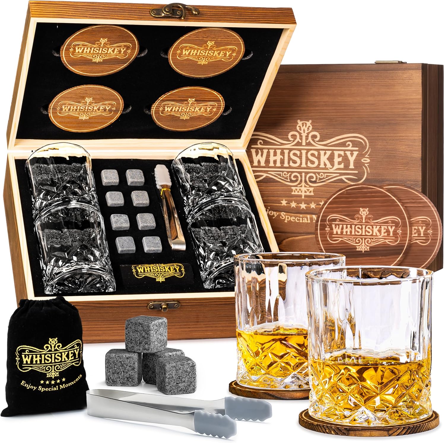 Whisiskey Set de Vasos de Whisky